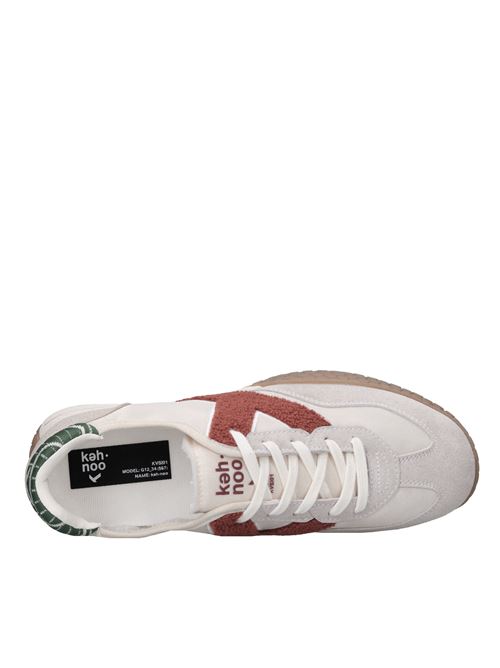 Sneakers in camoscio, tessuto e gomma KEH NOO | S00KM9777BEIGE-ROSSO-VERDE